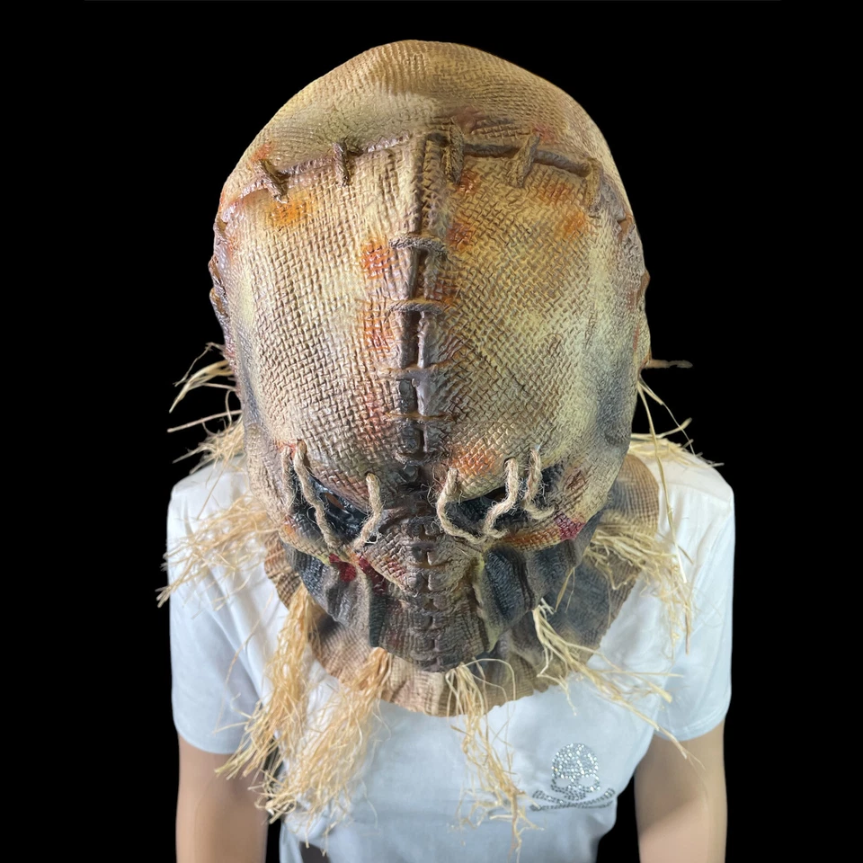 Horror Scary Full Head Face Mask Halloween Cosplay Party Creepy Costume Props - Image 4 of 4