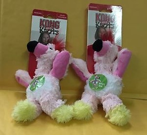 kong flamingo dog toy
