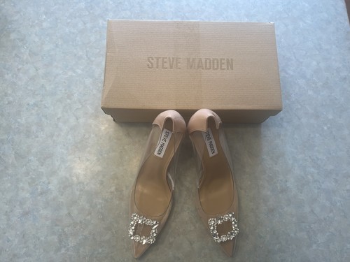 Steve Madden Niko Heel Clear Size 9 - Picture 4 of 13