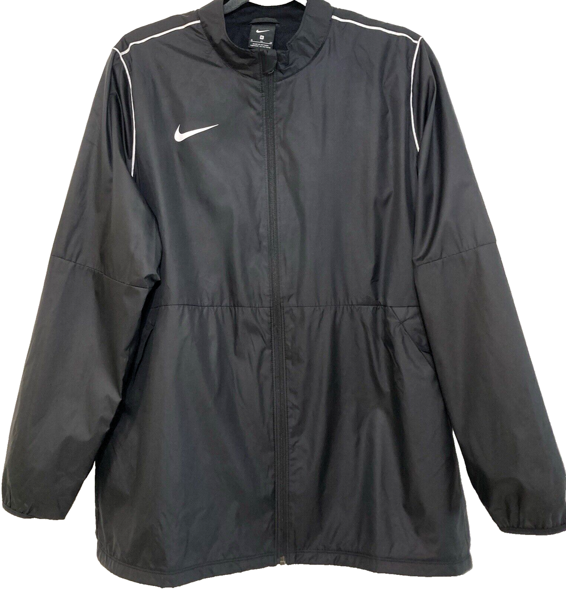 Nike Womens Park 20 Rain Jacket Windbreaker BLACK Size XL Lightweight  Pockets - Main Image