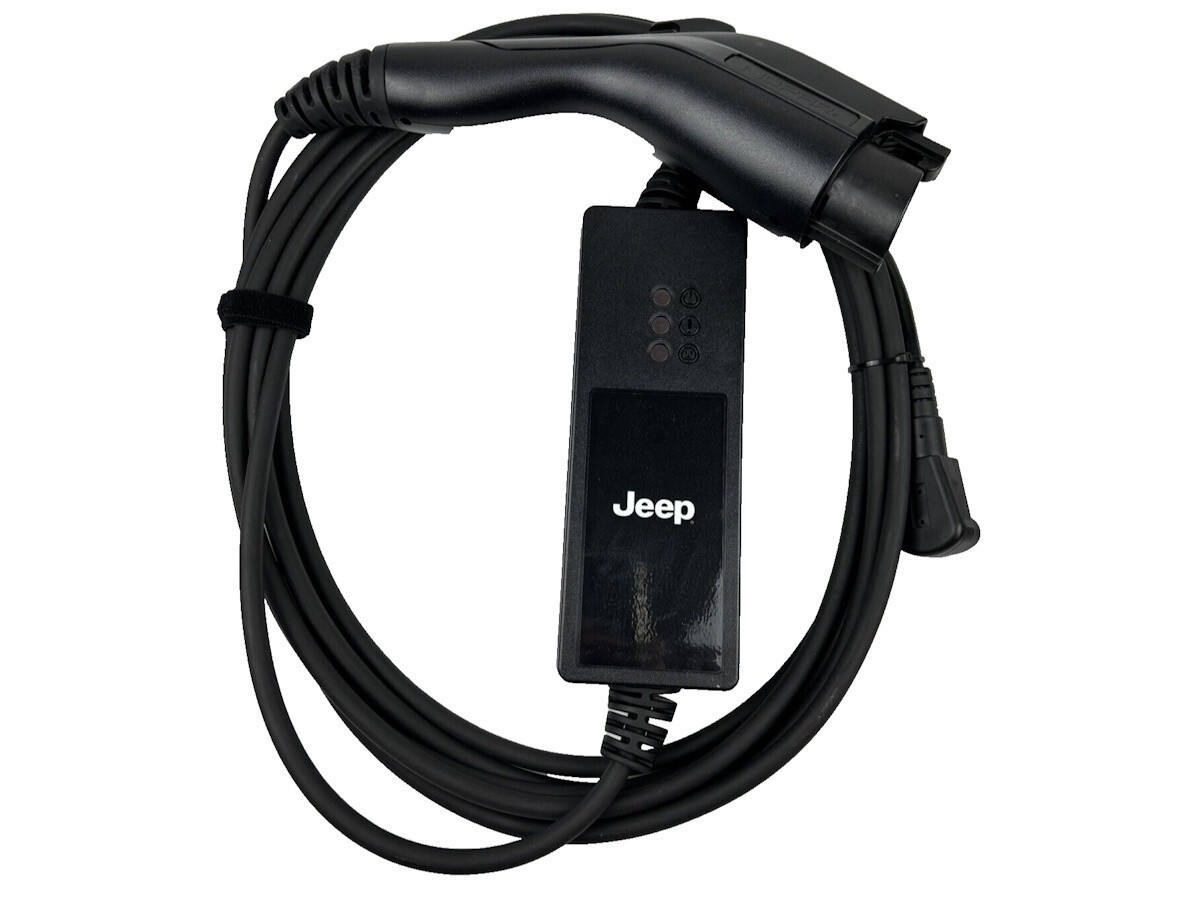 2024 Jeep 4xe PHEV Charging Cable EV Charger OEM 5185049AD