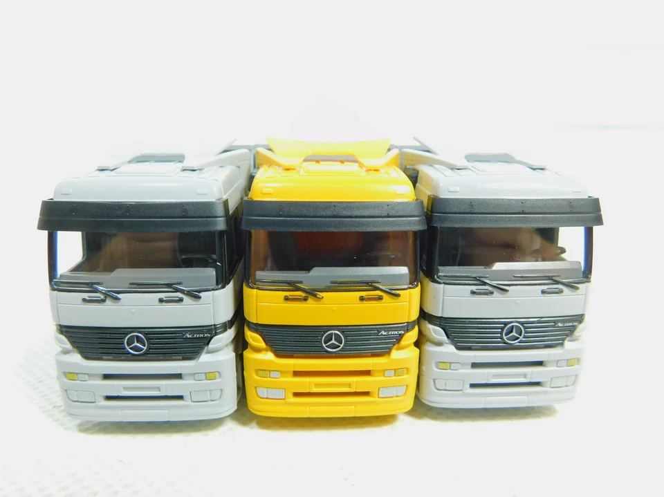 3X H0 1:87 Sattelzug Mercedes Easy/Schenker/Lufthansa, S.G #BO690-0,5 - Photo 4/4