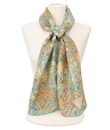 Fox & Chave William Morris Windrush Habotai Seidentuch - Bild 1 von 5