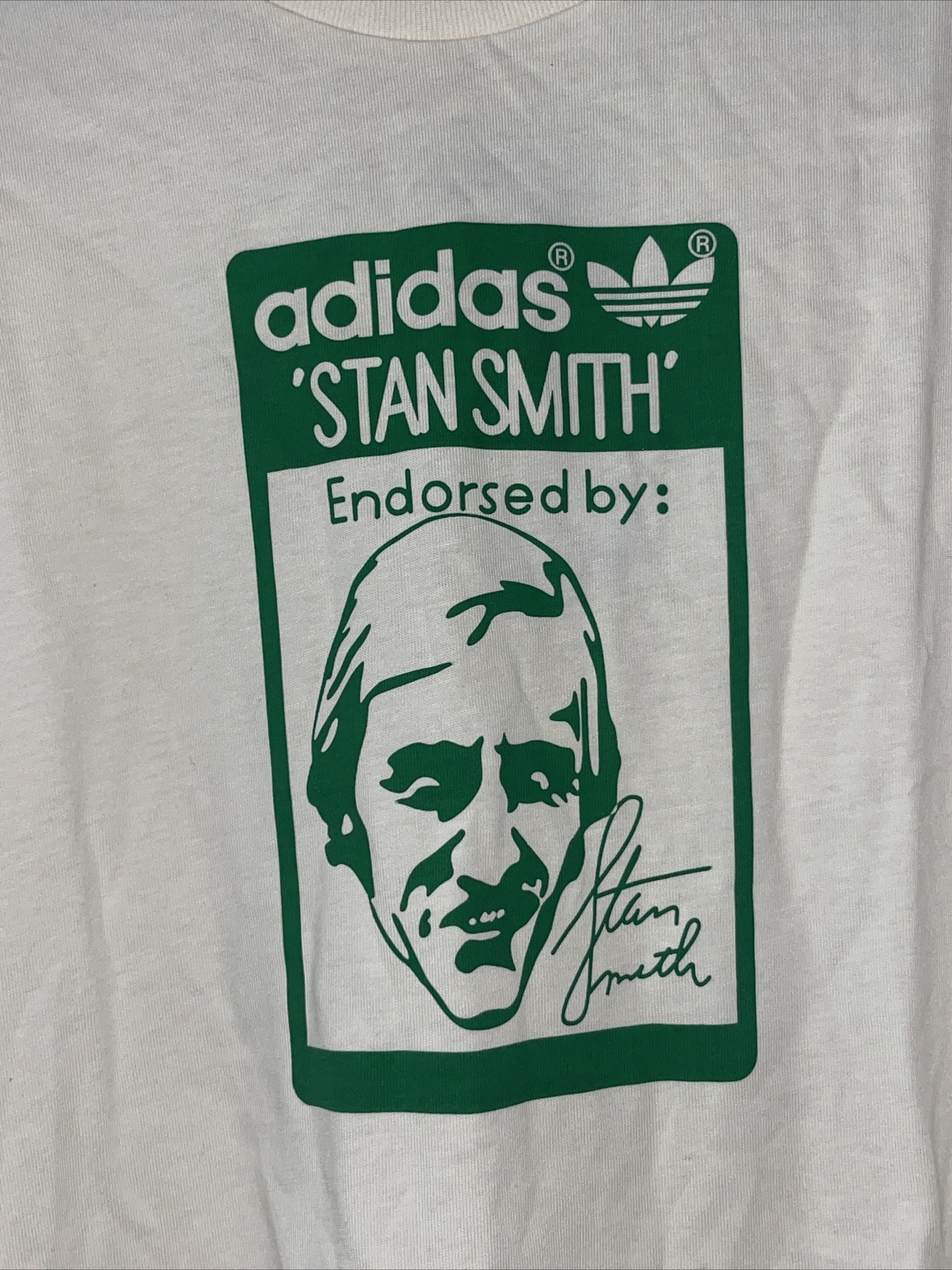 Adidas Men\u0026#039;s Tongue Stan Smith Short Sleeve T-Shirt GQ8873 Small | eBay