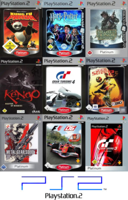 Sony PS2 Playstation Spiele Gran Turismo Medal of Honor Harry Potter Kengo OVP