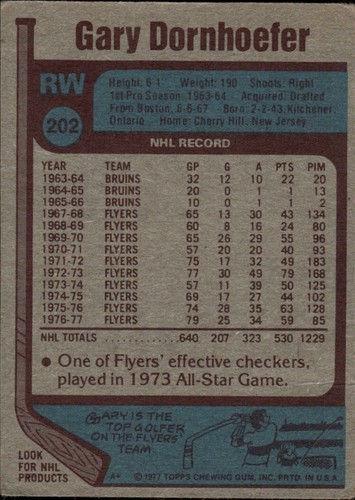 1977-78 TOPPS NHL Card Set Break #1-#264 — You Choose! Rookies, Stars & Commons - Picture 235 of 315