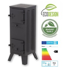 Freistehender Premium Ofen Werkstattofen 7,5 KW + GRATIS OFENBLECH
