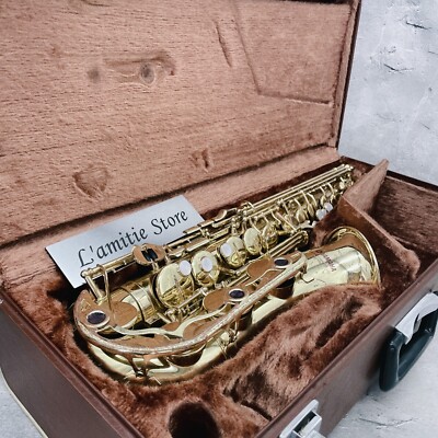 Yamaha サックス ケース付きYAS-32 YAMAHA YAS-32 & Case Alto Saxophone Sax YAS32 Purple Logo
