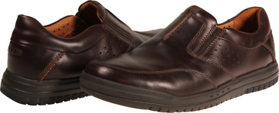 Clarks Unrhombus Twin Mens Loafer Brown Leather US Size 12  display picture 2