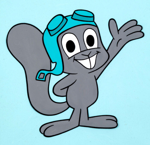 Rocky The Flying Squirrel Collectible T-Shirt S-6XL, LT-4XLT
