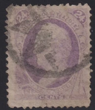 US SCOTT #153 NYFM Fancy Cancel, Small Faults