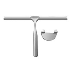 SHOWER TILE GLASS SQUEEGEE QUALITY EUROSHOWERS AVIVA METAL CHROME CLEAR BATHROOM