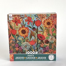 Ceaco Peggy's Garden Jardin 1000 Piece Jigsaw Puzzle New Cottagecore Design