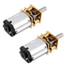 2Pcs DC 12V 1000RPM Micro Speed Reduction Motor Mini Gear Box N20 Motor with ...