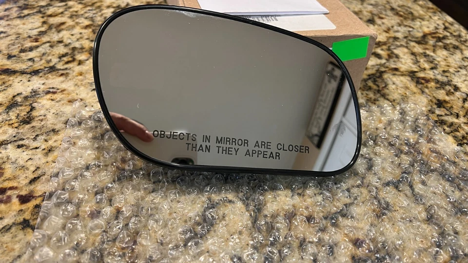 Espejo retrovisor de fábrica de vidrio derecho 1997-2011 Mercury Grand Marquis Ford Crown Victoria F8AZ Foto 2 de 4