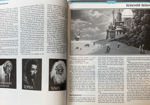 Gazetteer: The Kingdom Of Ierendi (GAZ 4) - vintage 1987 D&D, TSR 9215, complete - Picture 5 of 11