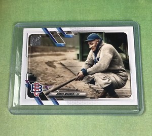 2021 Topps Series 2 SP Photo Variation Honus Wagner Pittsburgh Pirates # 502