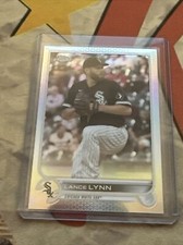 2022 Topps Chrome Baseball Lance Lynn Base Refractor #60