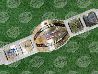 Tecmo Bowl TFL Champion Championship Belt Adult Size 2mm Brass