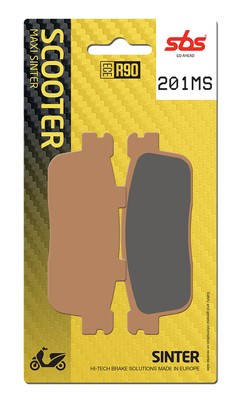 Daelim S 300 2017-2019 SBS Sintered Rear Brake Pad 201MS