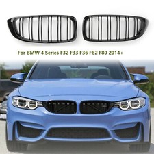 For Bmw 4 Serie F32 F33 F36 F82 F80 Gloss Black Kidney Grille Dual Slat M4 Grill For Bmw 4 Serie F32 F33 F36 F82 F80 Gloss Black Kidney Grille Dual Slat M4 Grill