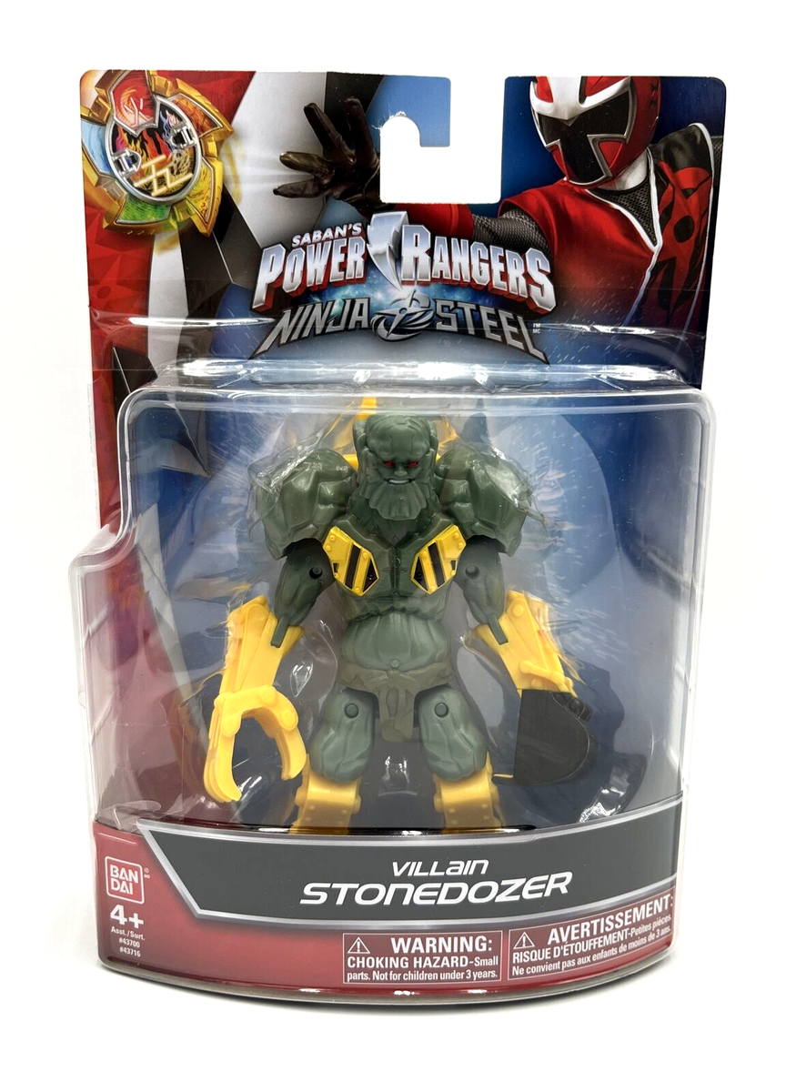 Power Rangers Ninja Steel Villain Stonedozer 43716 | eBay