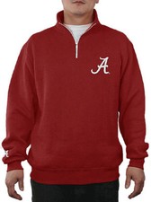 Alabama Crimson Tide Crimson Campus 1/4 Zip College Pullover Sweatshirt