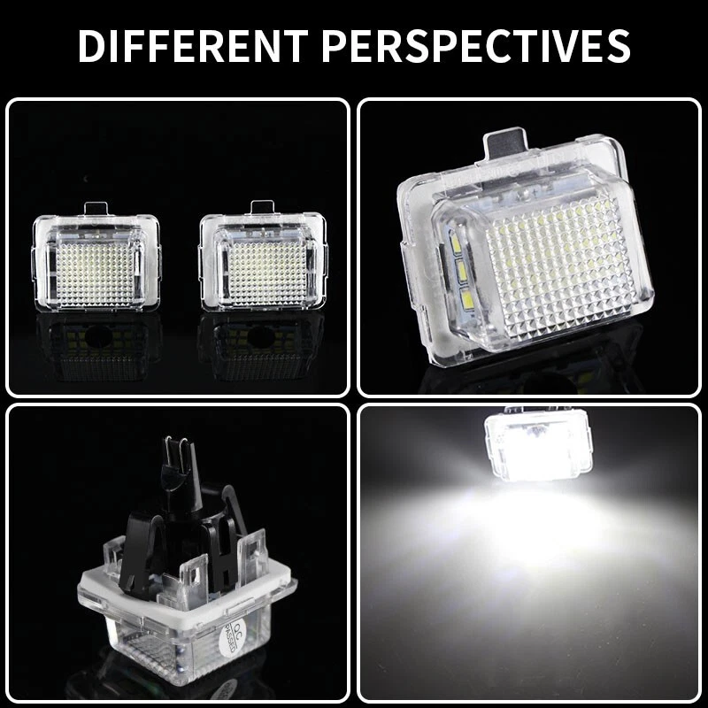 2x Luces LED de matrícula 6000K para Mercedes W204 W212 W221 C207 C117 R231 Foto 4 de 4