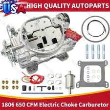 For Edelbrock Remanufactured Avs Carburetor 650 Cfm Electric Choke Ncr-1806