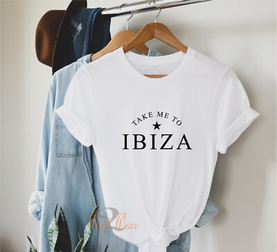T-shirt IBIZA HOLIDAY - Fruit Of The Loom - Neuf Sans étiquettes