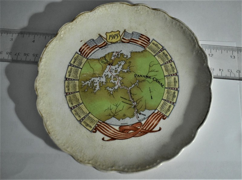 Suisun Ca,1915 Panama opening plate, J.G.Heermance, jeweler, Suisun, Calif