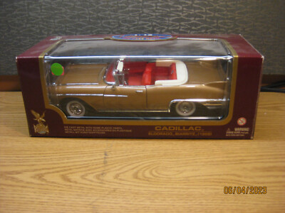 1/18 1958 CADILLAC  ELDORADO BIARRITZ CONV., IN GOLD  BY ROAD LEGENDS # 92158