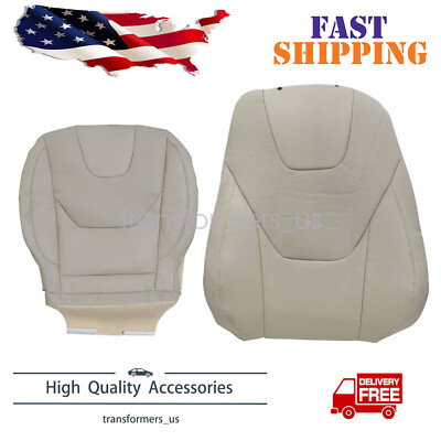For 2013 2014 2015 2016 Ford Fusion Titanium Driver Bottom & Top Seat Cover Tan