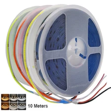 12V COB Flexible LED light Strip 24V 320LEDs/m FOB High Density Flex led Tape