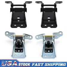 4pcs Front Upper Lower Door Hinge For 1980-1997 Ford F150 F-250 F-350 Mercury