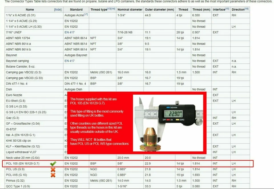 Automatic Changeover Valve LPG Propane Gas Regulator Kit - CORROSION RESISTANT - Image 4 of 4