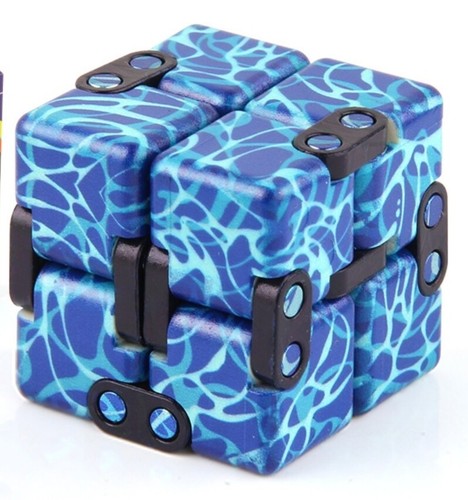 Infinity Magic Cube Puzzle Fidget Flip Finger Sensory Stress Relief Infinite Toy - Picture 11 of 12