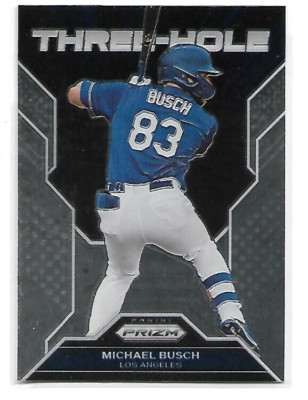 2023 Panini Prizm Michael Busch Three-Hole