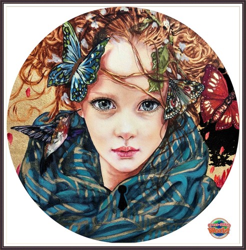 Spring Girl 481 - Chart Counted Cross Stitch Pattern Xstitch | eBay ...