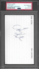 Tom Kite  PGA  1 Major  SIGNED AUTOGRAPH 3x5 INDEX CARD  PSA / DNA AUTHENTIC