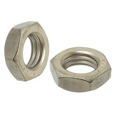 UNIVERSAL HARDWARE Half Nuts Thin Metric Stainless Steel Nut M3 M4 M5 M6 M7 M8 M10