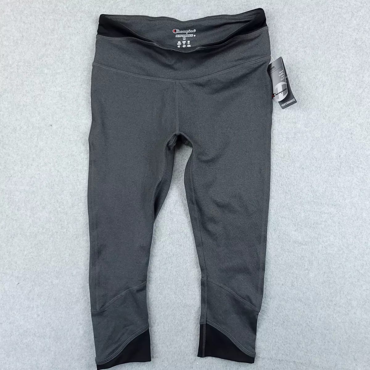 Champion Leggings Womens Medium Charcoal Gray Performance Quick