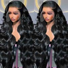 Body Wave 13x6 Hd Lace Front Wig Pre Plucked With Baby Hair Glueless Human Hair