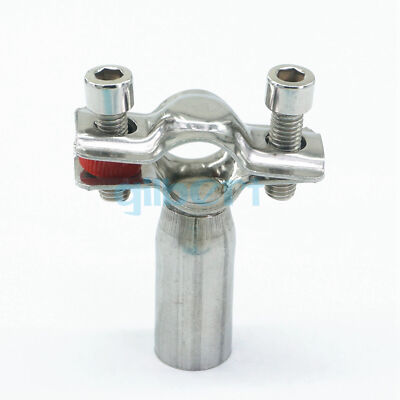Fit Tube 15-19mm 304 Stainless Sanitary Pipe Clamp Clips Support Tube bracket #A