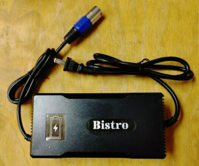 Bistro 42v 4a XLR battery charger for Pedego 36V e bike ETL certified