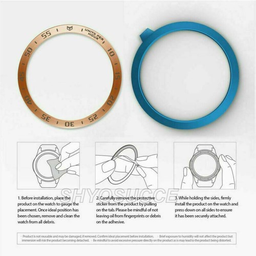 For Samsung Galaxy Watch 42/46mm bezel ring case cover anti scratch protection - Picture 43 of 51