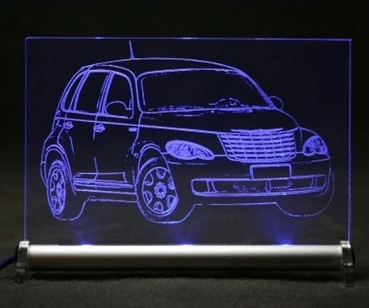 Chrysler PT CRUISER 2007 als AutoGravur auf LED-Schild - Bild 1 von 1