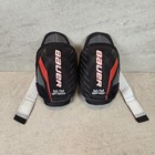 Bauer Lil Sport S18 Youth Medium Junior Elbow Pads Black/Red Ice Inline Hockey