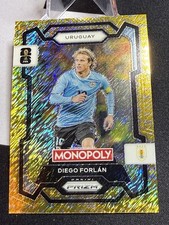 2026 Monopoly Prizm FIFA World Cup Diego Forlán Gold  Shimmer 36/500 Uruguay 