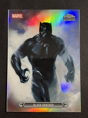 2026 Topps Chrome Marvel Comics #FF-05 Black Panther Fanfare